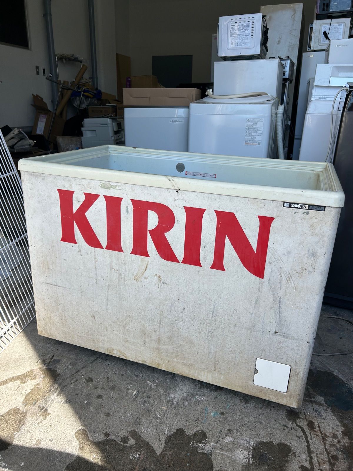 【レトロ】KIRIN サンデン 冷水ショーケース SBW-50X-C　動作確認済
