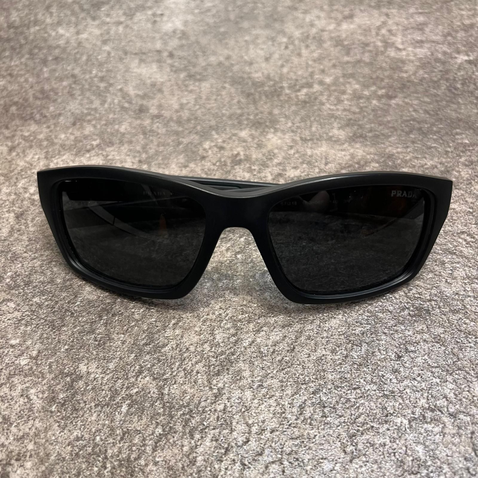 PRADA BLK×BLK サングラス サングラス プラダ SPS04Y ブラック F 57口