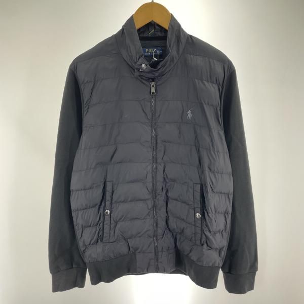 【中古】RALPH LAUREN 中綿ジャケット サイズS 黒 袖切替 ラルフローレン[91][240091414347] 中古】RALPH LAUREN 中綿ジャケット サイズS 黒 袖切替 ラルフローレン