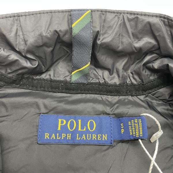 【中古】RALPH LAUREN 中綿ジャケット サイズS 黒 袖切替 ラルフローレン[91][240091414347] 中古】RALPH LAUREN 中綿ジャケット サイズS 黒 袖切替 ラルフローレン