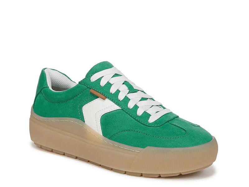 ドクター・ショール レディース シューズ スニーカー プラットフォーム Dr Scholls Time Off Win Platform Sneaker Green グリーン