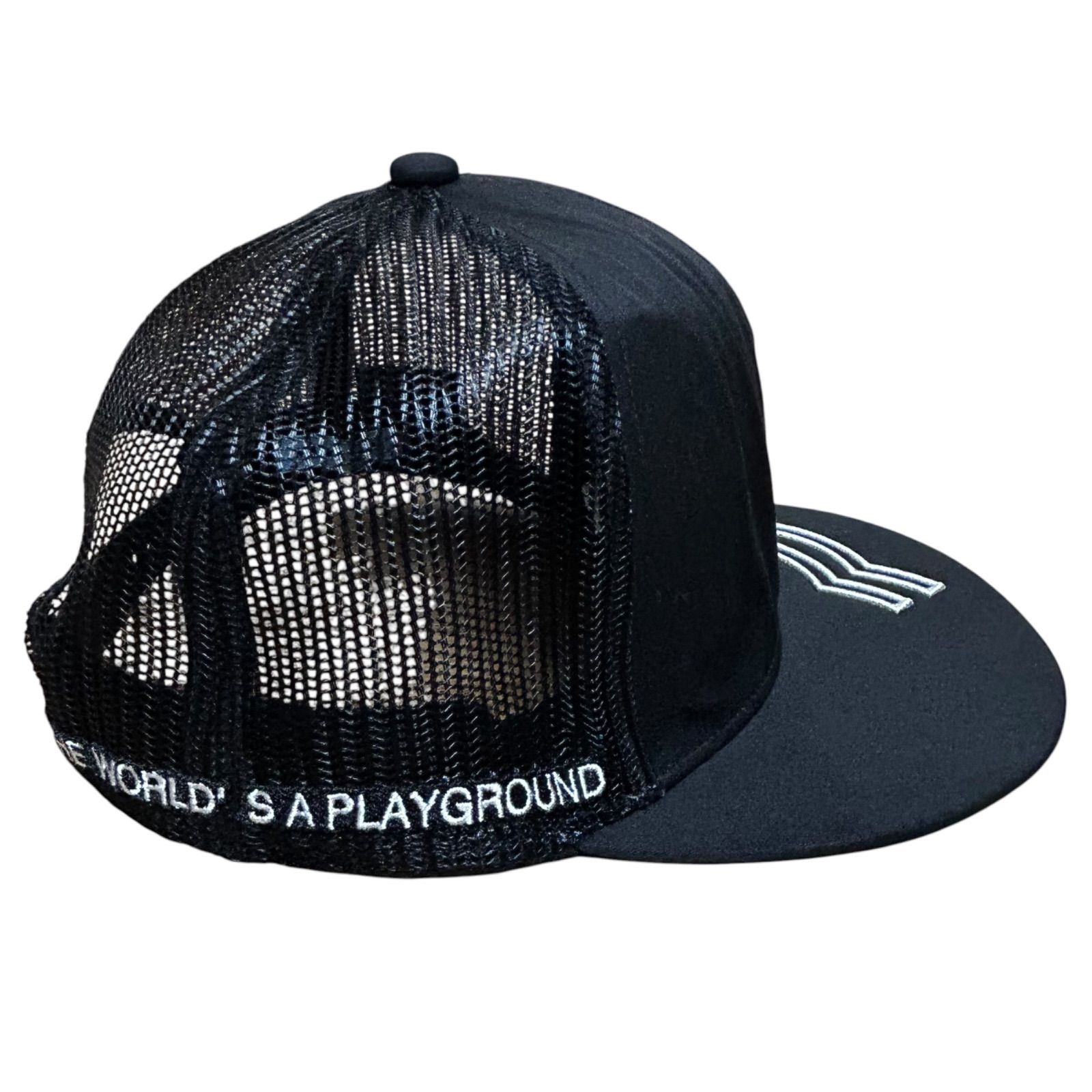 MARK & LONA キャップ メッシュ 黒 MARK & LONA マークアンドロナ Dept Trucker Cap CCDロゴ刺繍