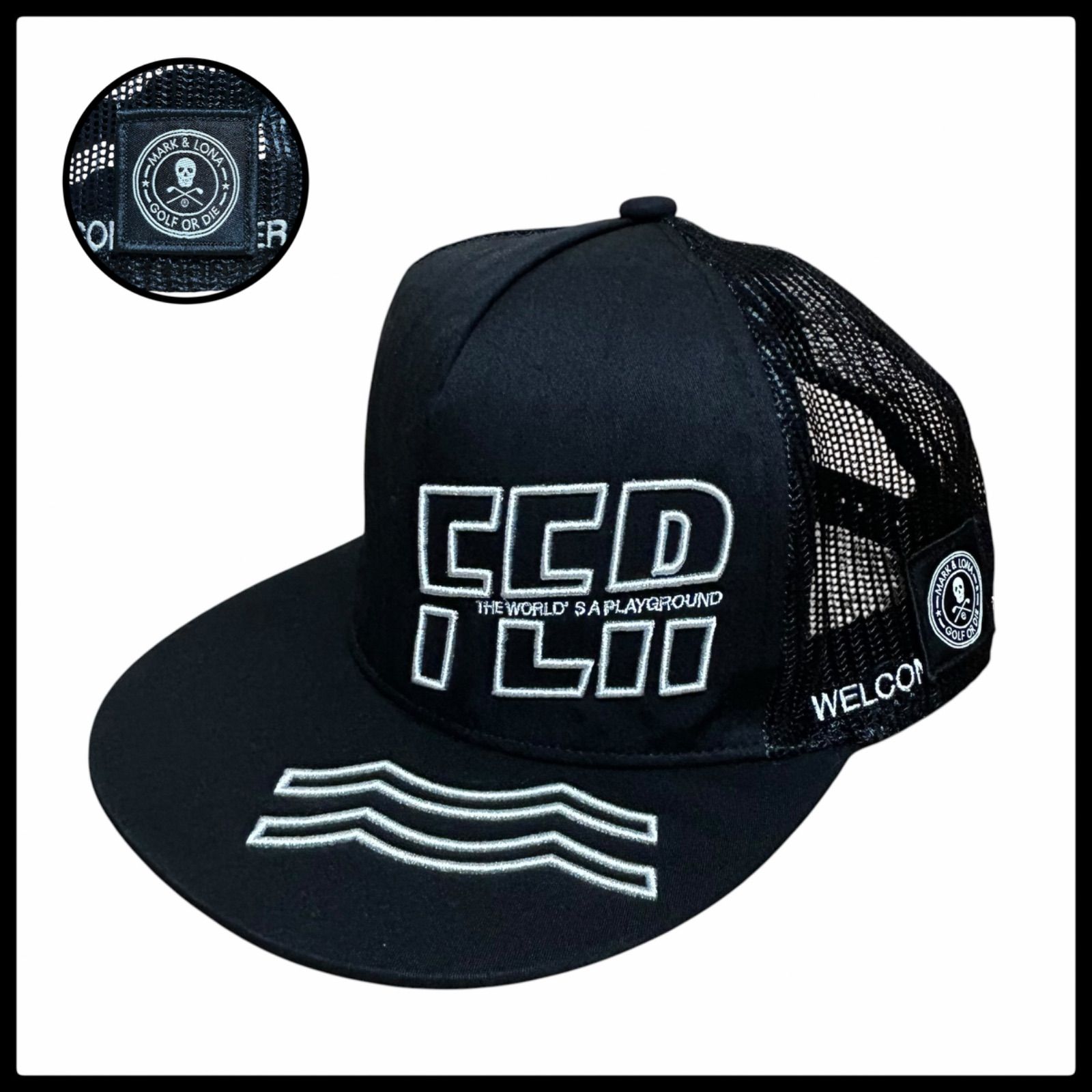 MARK & LONA マークアンドロナ Dept Trucker Cap CCDロゴ刺繍