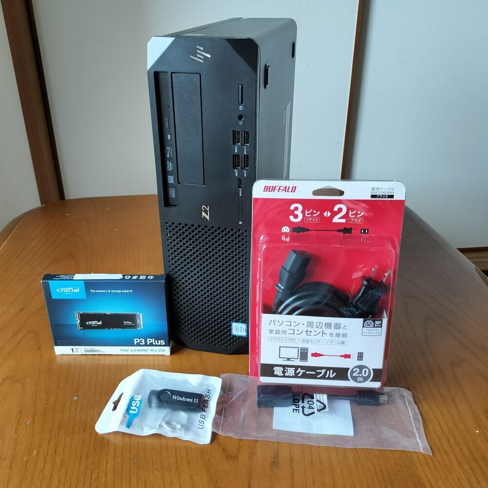 第10世代 HP Z2 SFF G5 Workstation Core i7-10700K 同等！Xeon W-1270 3.4GHz-5.0GHz 8コア 16スレ メモリ64GB M.2 NVMe SSD 1TB Quadro P1000 4GB 搭載！