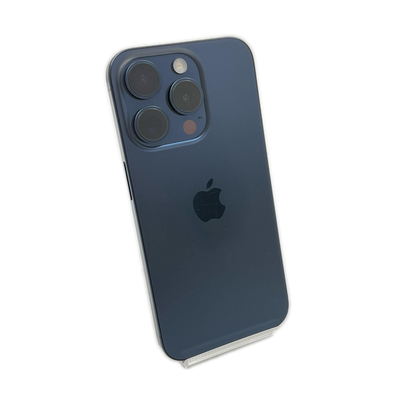 【全額返金保証】【最速発送】 iPhone 15 Pro 128GB ブルーチタニウム au 白ロム 動作確認済 97%