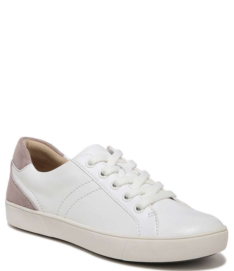 ナチュライザー レディース シューズ スニーカー スエード レザー Naturalizer Morrison Leather and Suede Sneakers White ホワイト