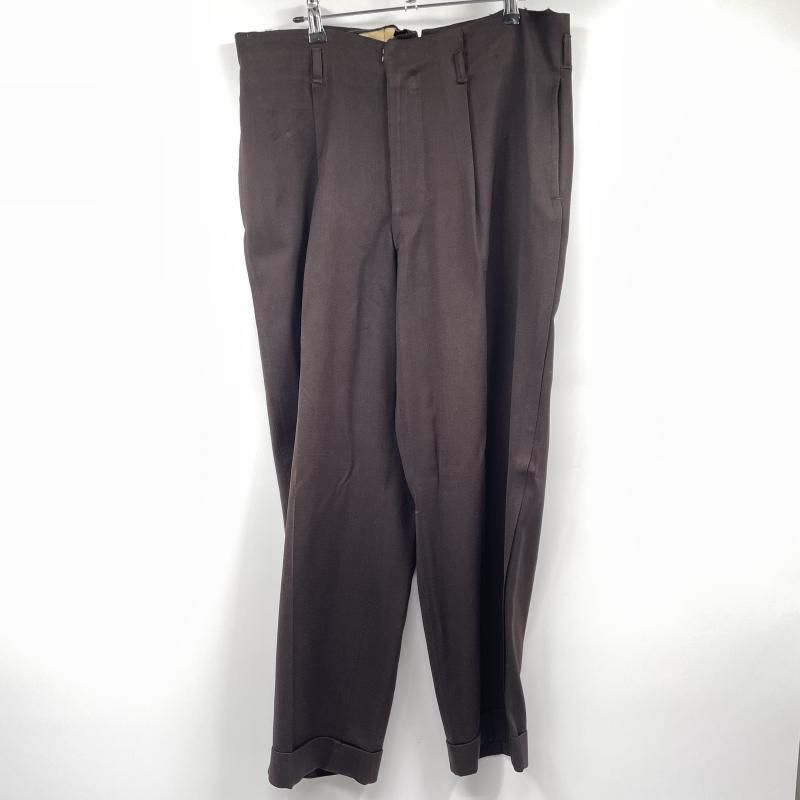 中古】60～70s スーツセットアップ サイズ表記なし ブラウン △第一