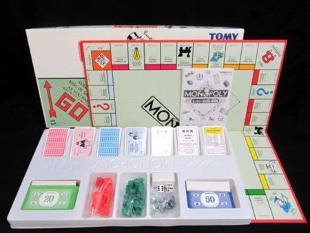台のみの出品です トミー TOMY モノポリー monopoly ボードゲーム C-267A 中国製 中古
