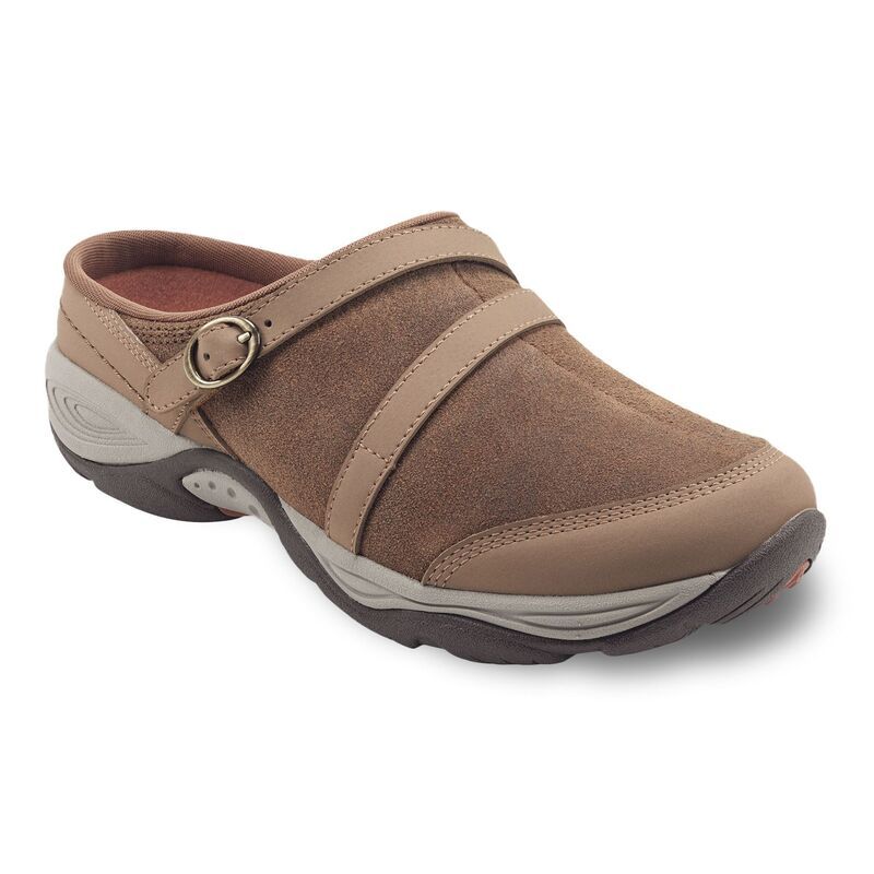 イージースピリット レディース シューズ スニーカー Easy Spirit Equinox Womens Mules Tan Suede タン