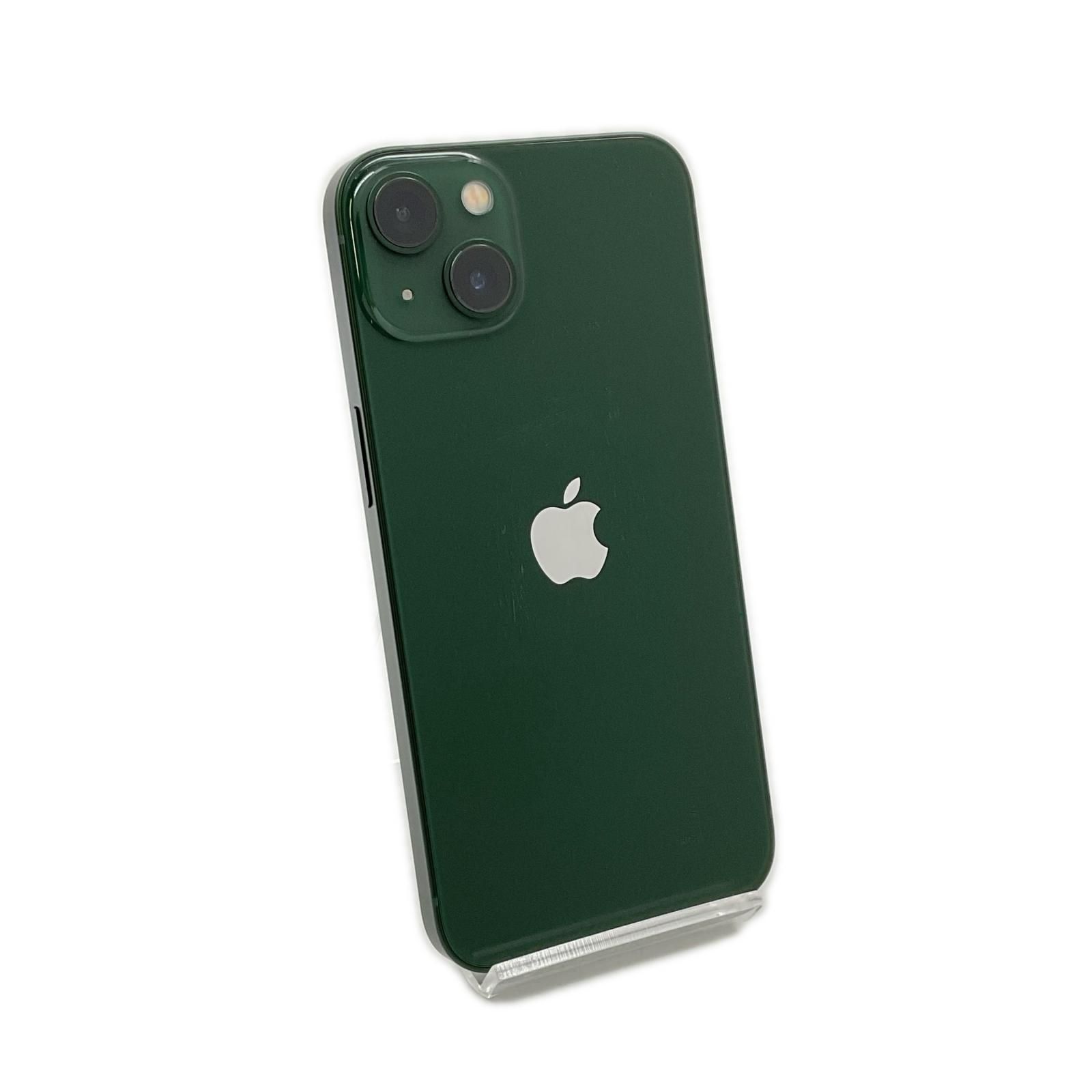 【最速発送】 iPhone 13 128GB グリーン au SIMフリー 白ロム【難有】 100%