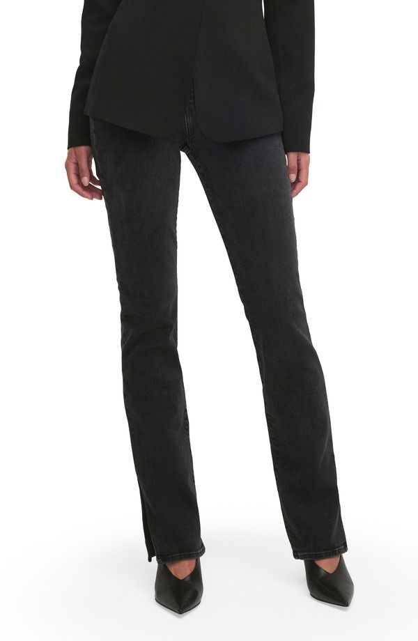 フェイバリット ドーター レディース ボトムス デニムパンツ サイドスリット ストレート ハイウエスト ジーンズ Favorite Daughter The Valentina Side Slit H