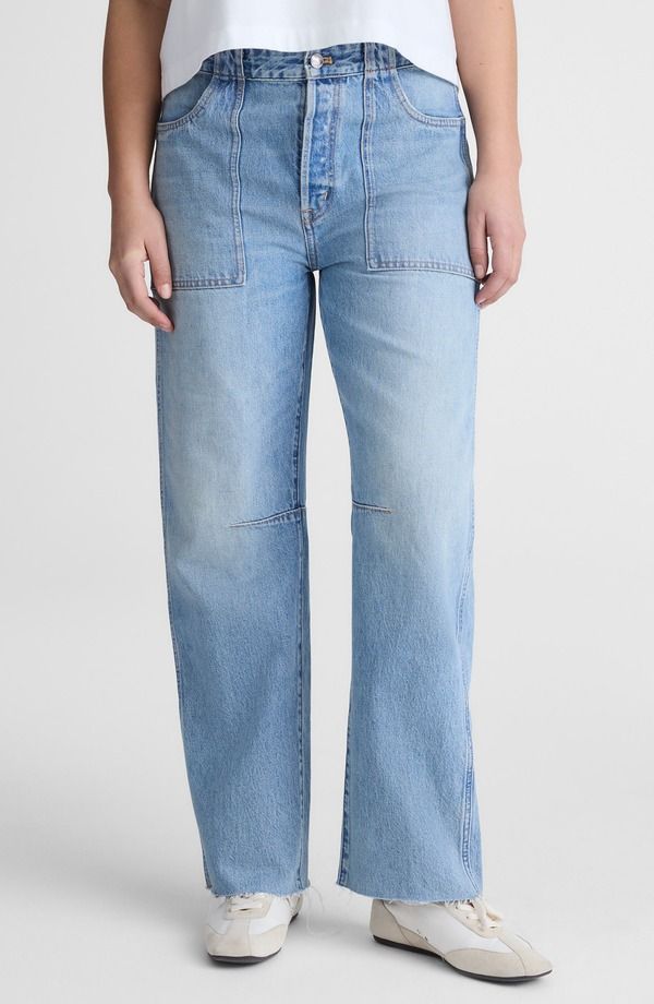 メイドウェル レディース ボトムス カジュアルパンツ ジーンズ Madewell Darted Utility Barreleg Jeans Faded Horizon Wash メイドウェル レディース ボトムス カジュアルパンツ ジーンズ Madewell Darted Utility Barreleg Jeans Faded Horizon Wash