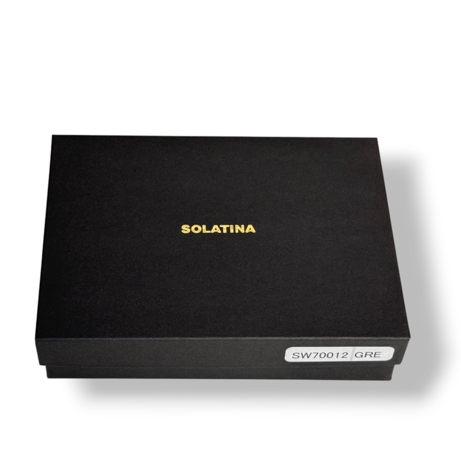 新品未使用 SOLATINA ソラチナ 「Babel ser.」ミドルウォレット コインケース パスケース付き 財布 牛革 レザー グリーン SW-70012 管理番号：137A-4675