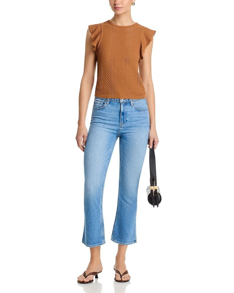 ペイジ レディース ボトムス デニムパンツ ブーツカット ブーツ ジーンズ PAIGE Mason Crop Bootcut Jeans in Cinerama