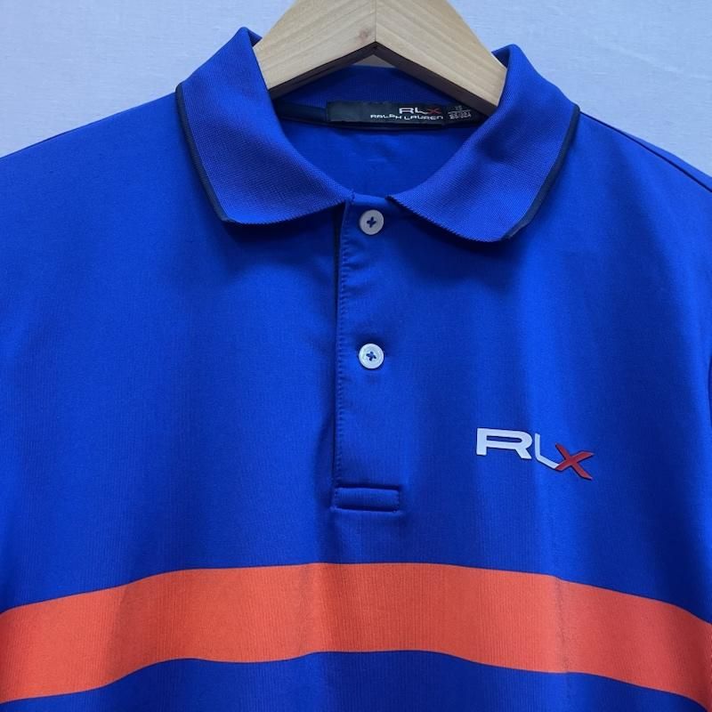 ポロラルフローレン RLX ボーダー 柄 ポロシャツ メンズ XS ISItems