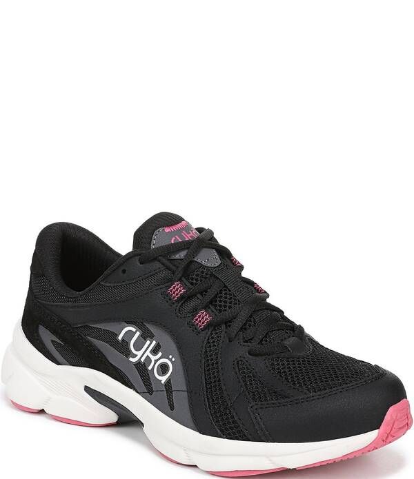ライカ レディース シューズ スニーカー メッシュ レザー Ryka Womenskylift Mesh and Leather Fitness Walking Sneakers BlackWhite