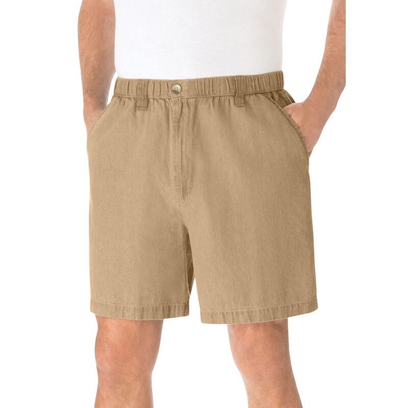 キングサイズ レディース ボトムス ハーフパンツ・ショーツ トール ショートパンツ KingSize Mens Big Tall Knockarounds 6 PullOn Shorts Khaki