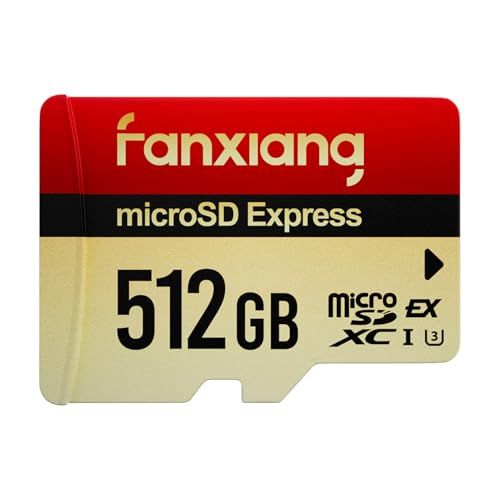 Fanxiang microSD Express カード 512GB 【 Nintendo Switch2対応 】最大読込900MB/s 最大書込810MB/s UHS-I U3 V30 A1 4K動画 ドローン対応 防水 耐衝撃 5年間メーカー保証