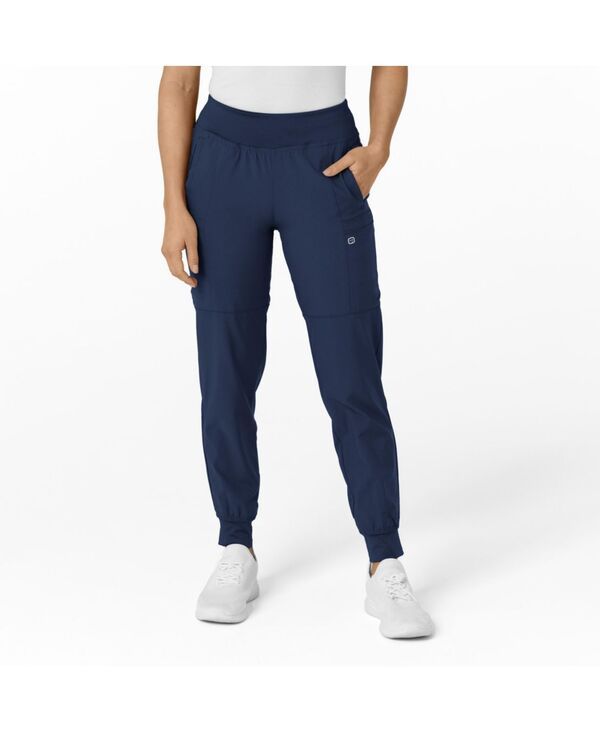 ウィンク レディース ボトムス カジュアルパンツ プラスサイズ Wink Plusize W123 Comfort Waist Cargo Jogger Scrub Pant Navy ネイビー 10,625円