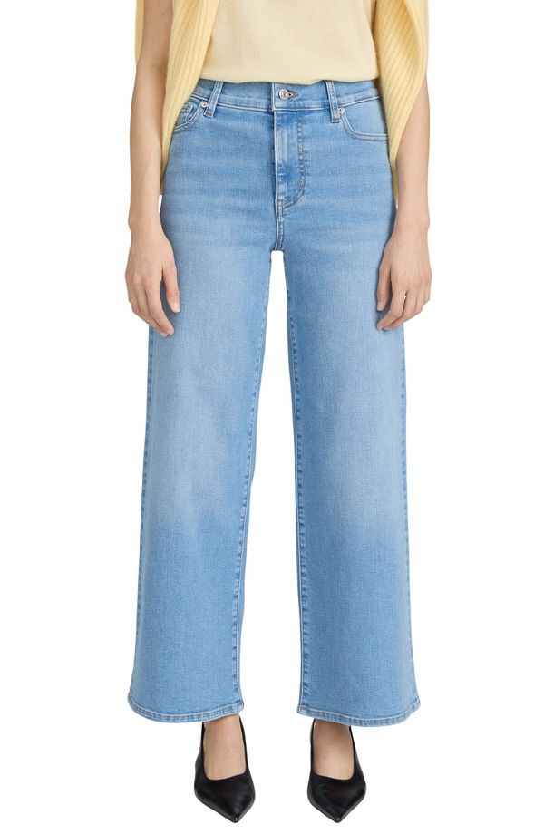 フレーム レディース ボトムス デニムパンツ ワイドレッグ ハイウエスト プチ ジーンズ FRAME Le Pixie Slim Palazzo High Waist Wide Leg Jeans H