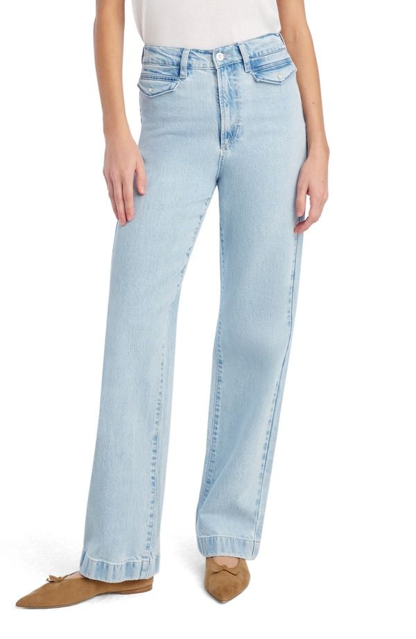 フェイバリット ドーター レディース ボトムス デニムパンツ ストレート ハイウエスト ジーンズ Favorite Daughter The Kelly High Waistraight Leg Tr