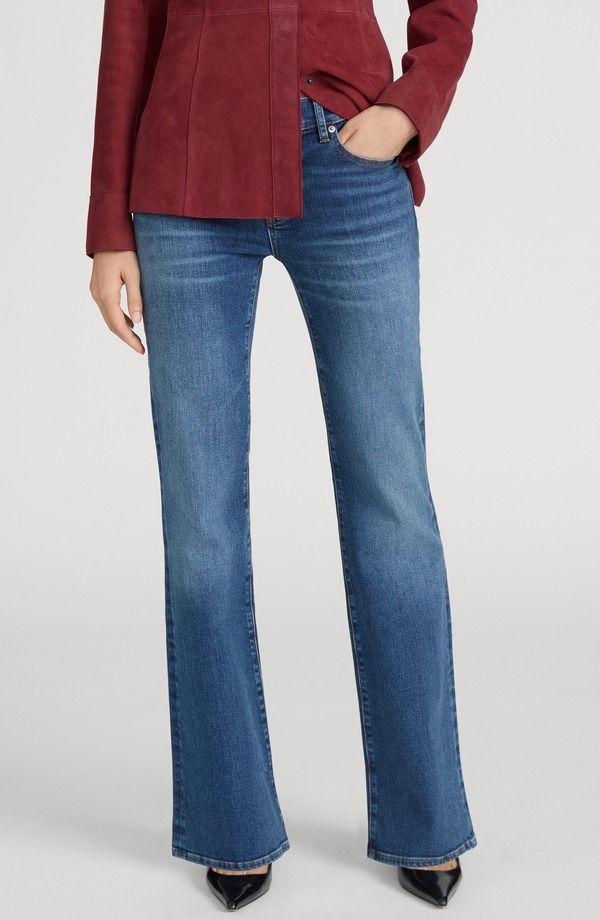 フレーム レディース ボトムス デニムパンツ ジーンズ FRAME The Rodeo Mid Rise Flare Jeans Daylily DAYLILY