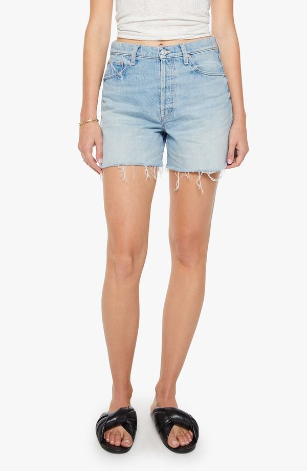 マザー レディース ボトムス デニムパンツ ショートパンツ MOTHER Thextra Mile Cutoff Denim Shorts HEAD RUSH デニム