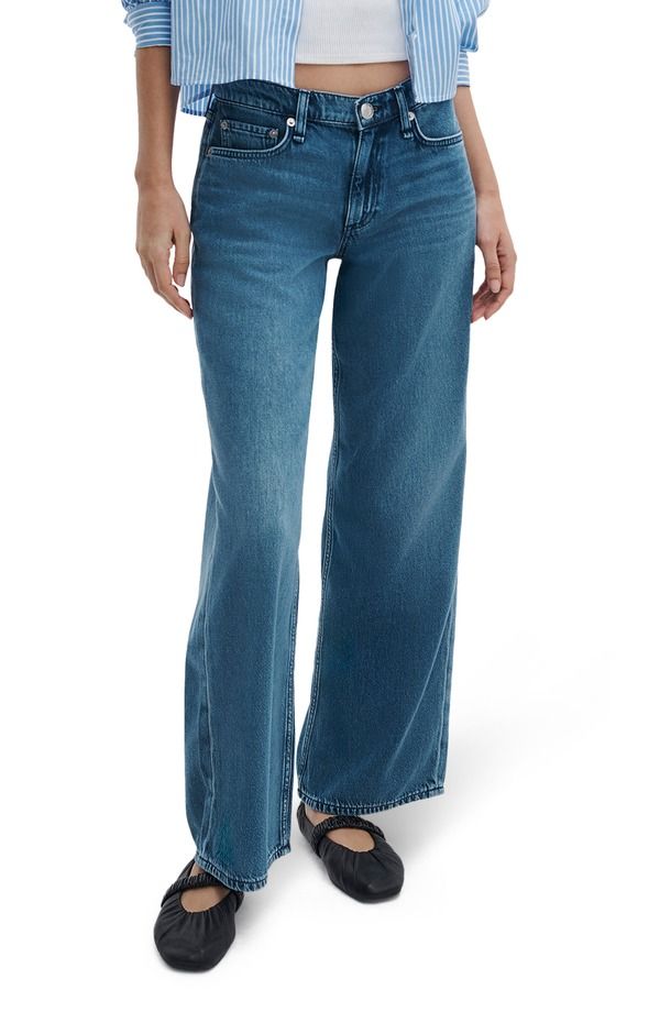 ラグアンドボーン レディース ボトムス デニムパンツ ストレート ローライズ アンクル ジーンズ rag bone Saige Low Rise Ankle Straight Leg Jeans Lu