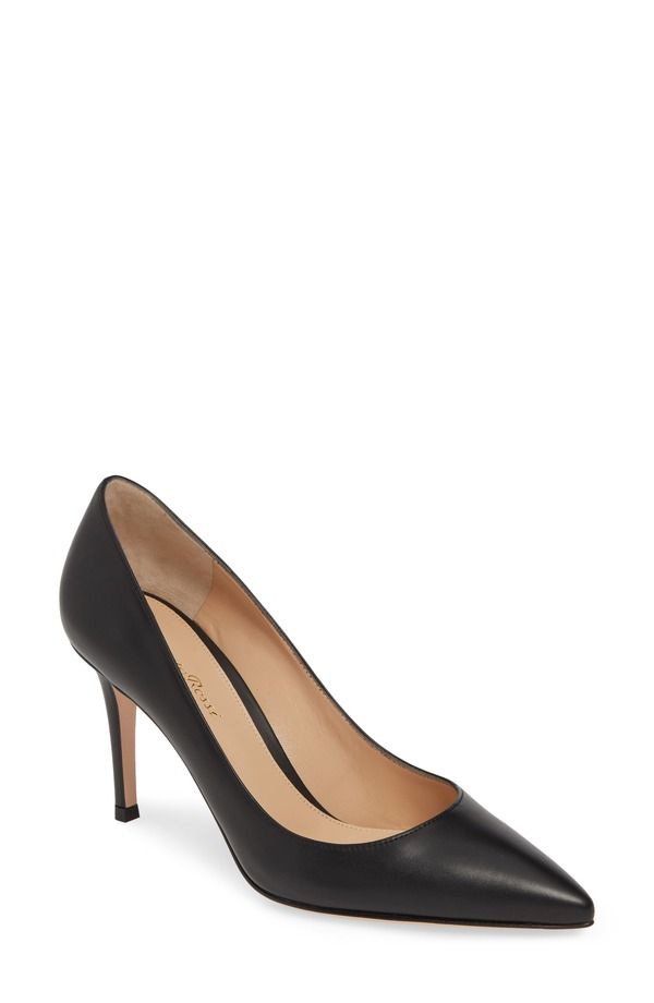ジャンヴィト ロッシ レディース シューズ スニーカー Gianvito Rossi Gianvito 85 Pump BLACK LEATHER ブラック