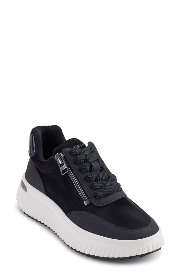 ダナ キャラン ニューヨーク レディース シューズ スニーカー DKNY Laurence Wedge Sneaker Women BLACK ブラック