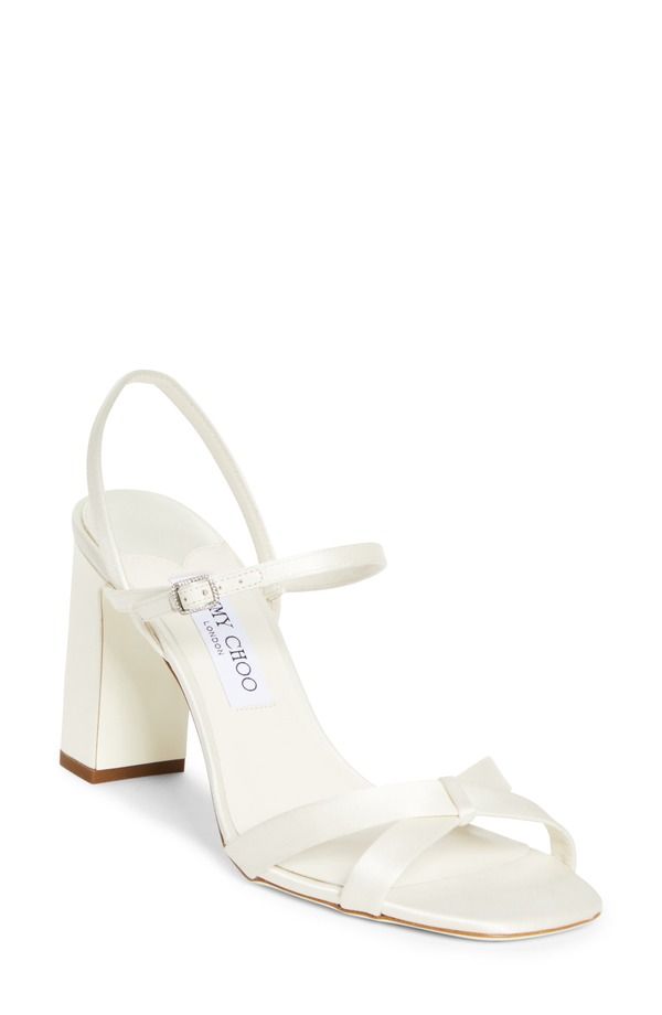 ジミーチュー レディース シューズ スニーカー サンダル Jimmy Choo Elsy Crystal Buckle Sandal Women IVORY アイボリー