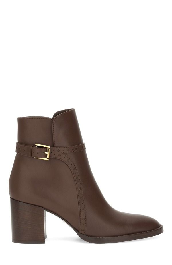 ジャンヴィト ロッシ レディース シューズ スニーカー ブーツ Gianvito Rossi Fes Booties Women Brown Calf Leather ブラウン