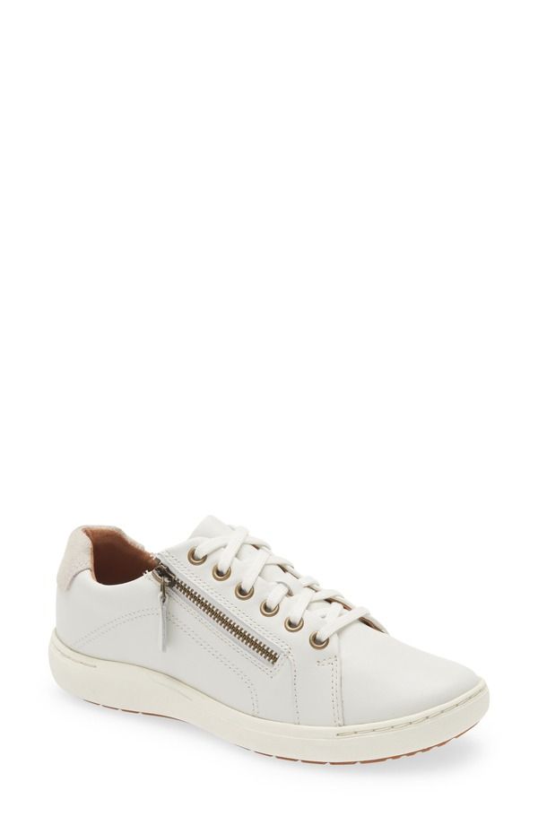 クラークス レディース シューズ スニーカー レース Clarks Nalle LaceUp Sneaker Women WHITE LEATHER ホワイト 38,800円