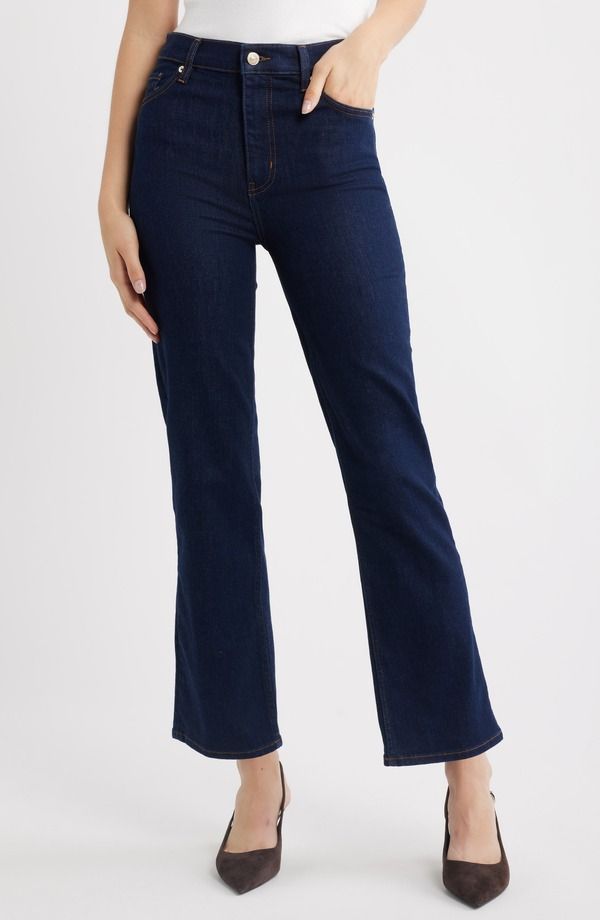 フレーム レディース ボトムス デニムパンツ ストレート ハイウエスト アンクル ジーンズ FRAME Le Sleek High Waist Ankle Straight Leg Jeans Fem