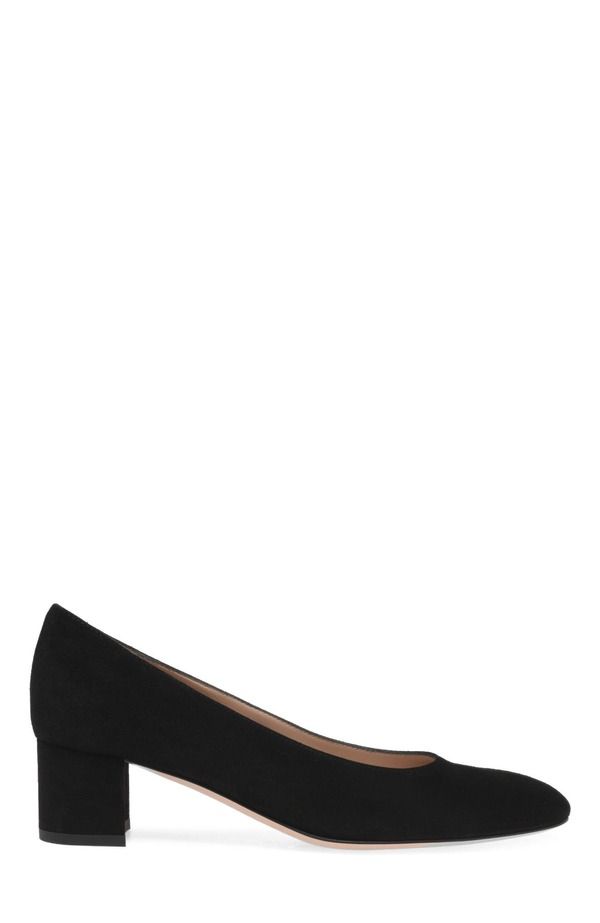 ジャンヴィト ロッシ レディース シューズ スニーカー Gianvito Rossi Ryan 45 Pump Black Suede Leather ブラック
