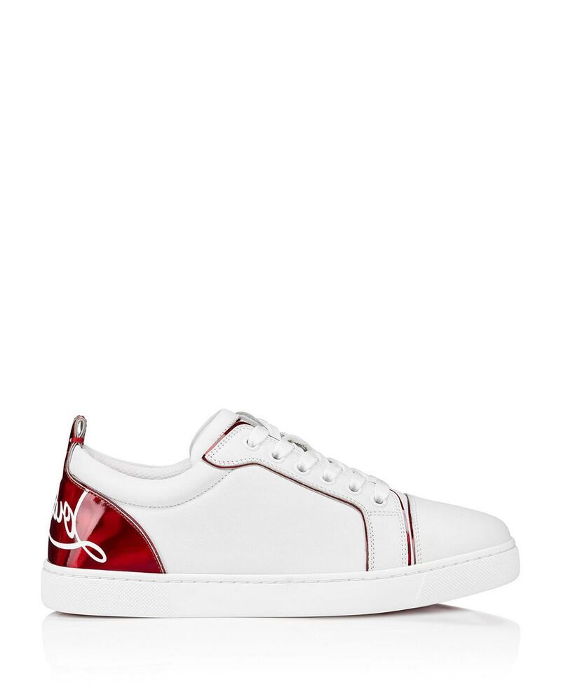 クリスチャン・ルブタン レディース シューズ スニーカー Christian Louboutin Womens Fun Louise Junior Low Sneakers WhiteRed ホワイト 288,800円