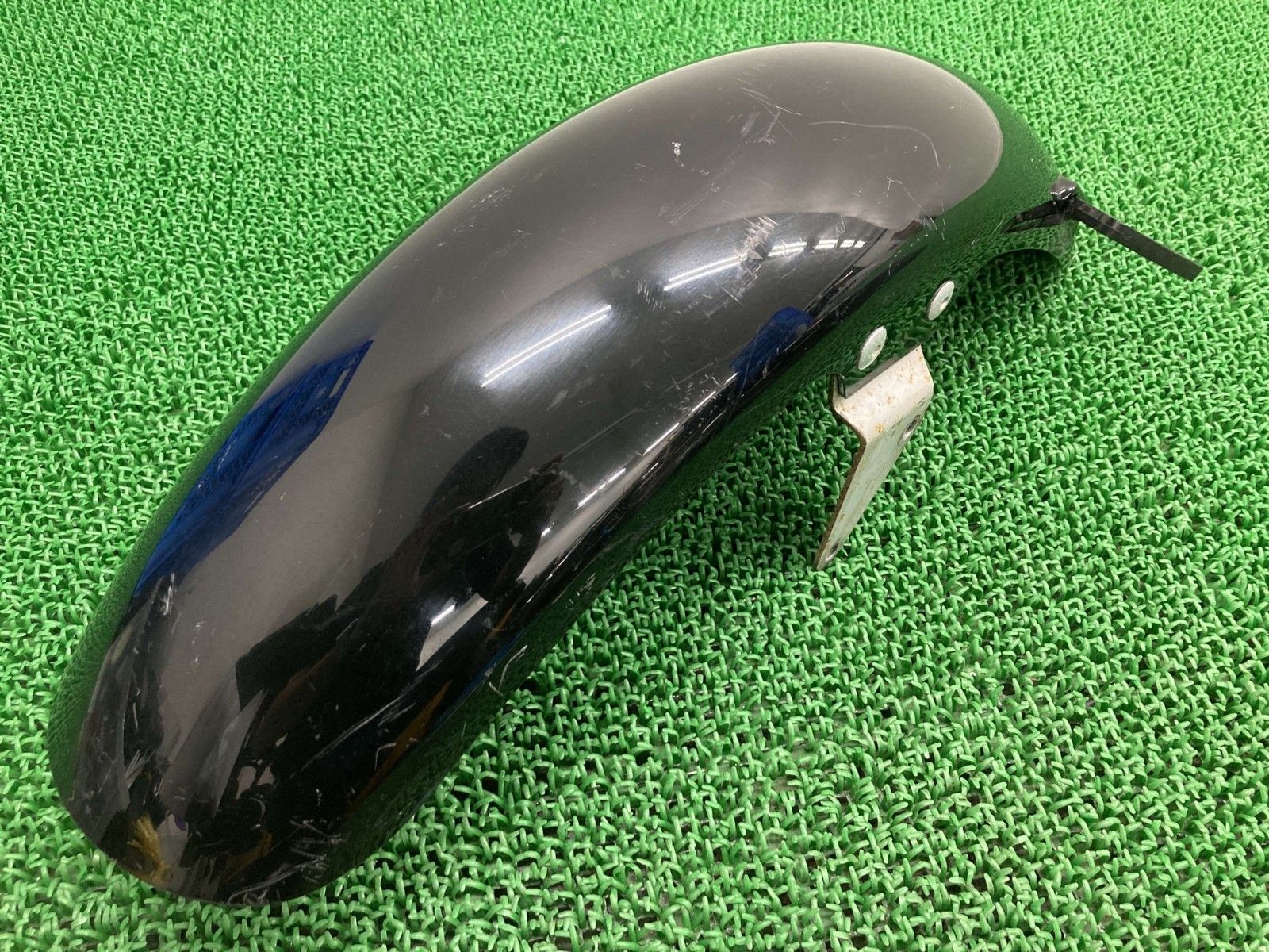 純正］ドラッグスター400 4TR フロントフェンダー　ヤマハ　オレンジ撤去品 純正］ドラッグスター400 4TR フロントフェンダー ヤマハ オレンジ撤去