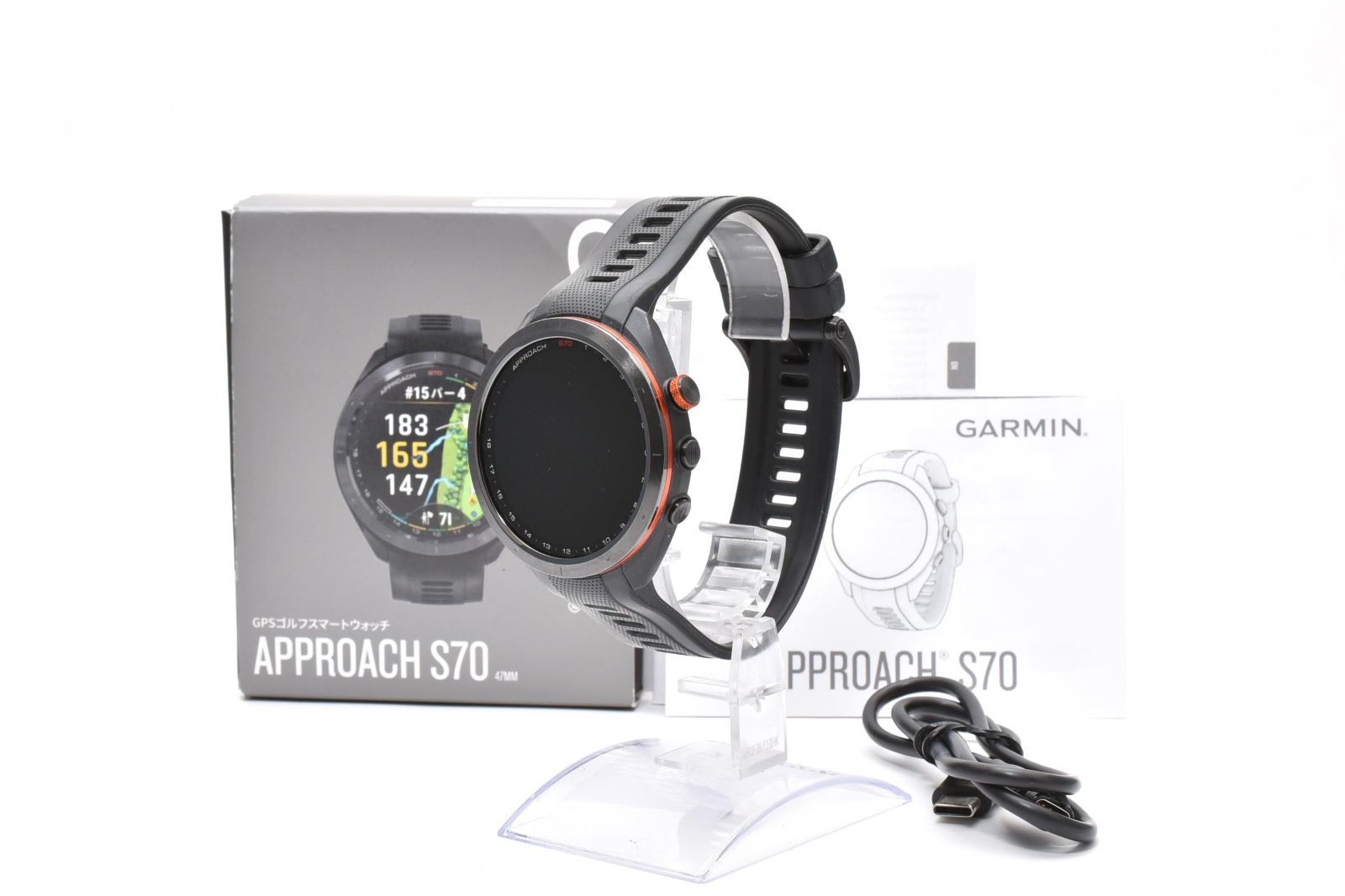 GARMIN ガーミン スマートウォッチ Approach S42 腕時計 ブラック GPS