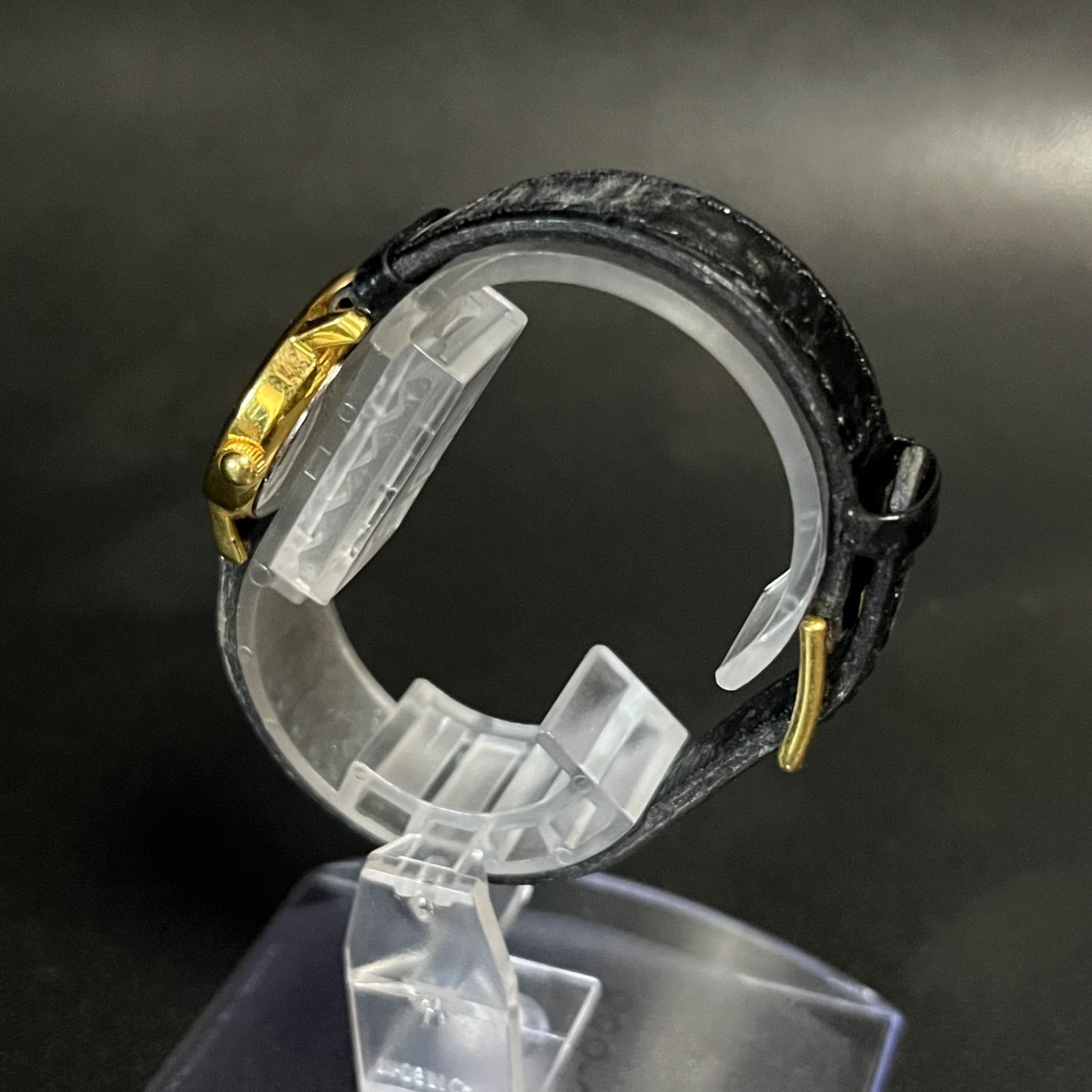 稼働品】 TISSOT ティソ アナログ C225K 腕時計 ゴールド ブラック 