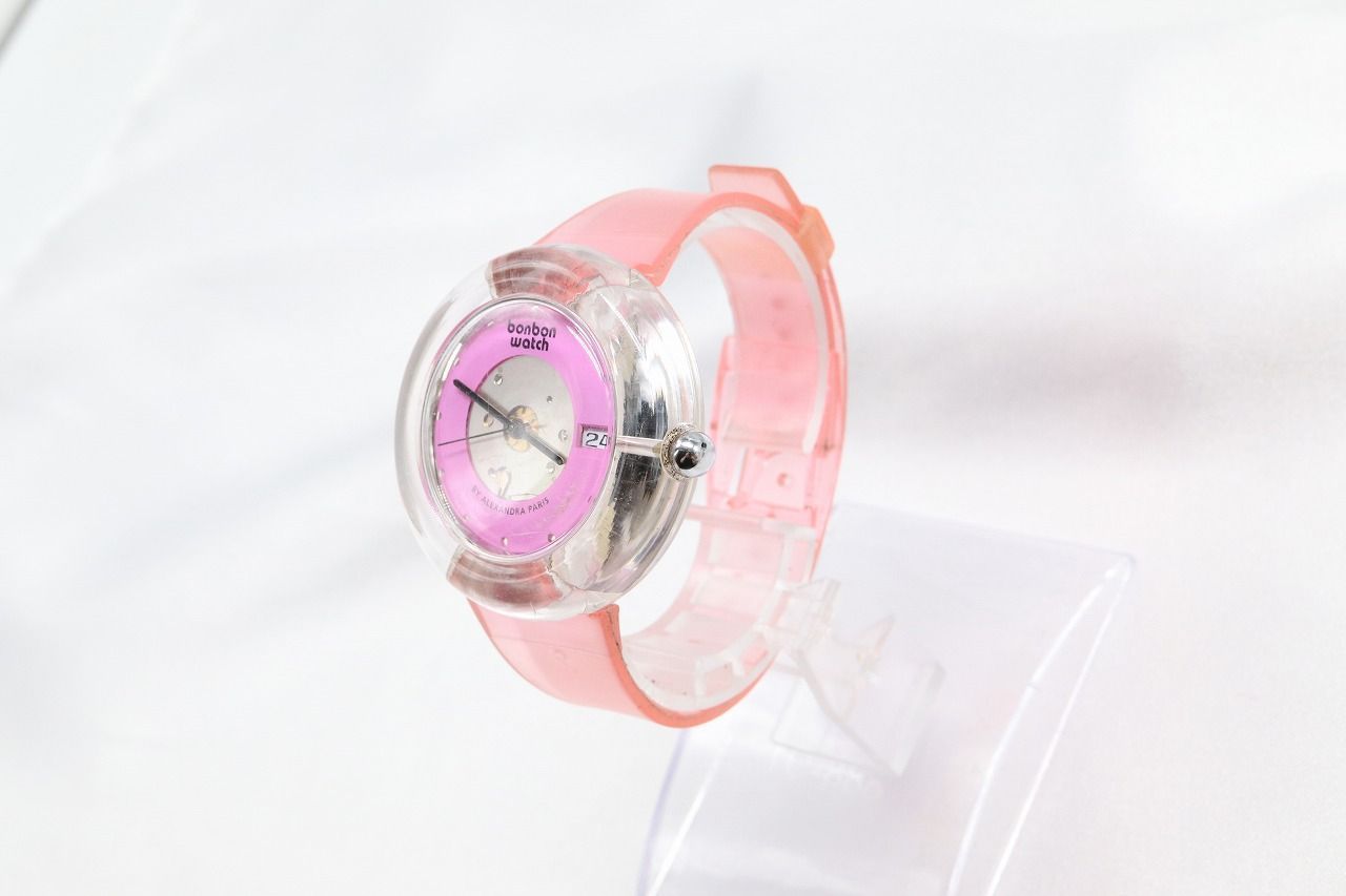 W313-6】動作品 電池交換済 bonbon watch BY ALEXANDORA PARIS