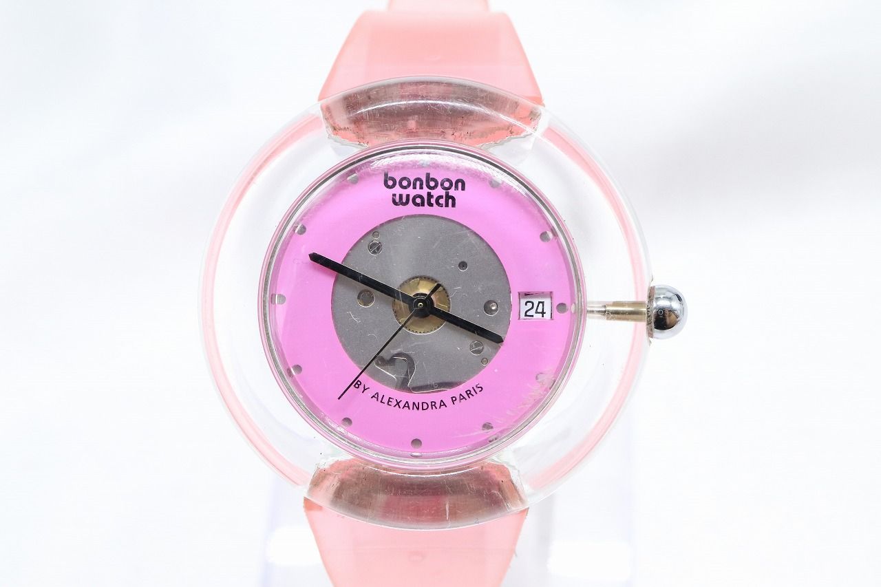 W313-6】動作品 電池交換済 bonbon watch BY ALEXANDORA PARIS