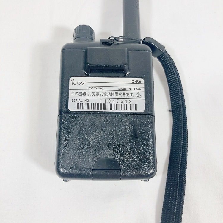 ◇ICOM IC-R6 広帯域受信機 ハンディレシーバー 受信機 無線機 エア