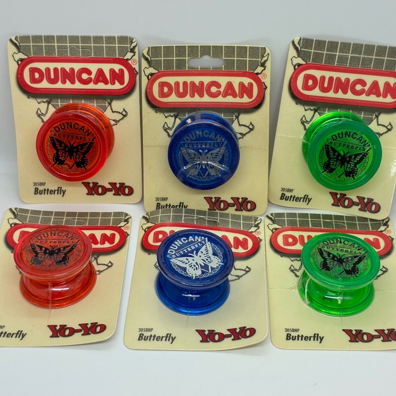 U*】様 メタルヨーヨー 6個セット まとめ売り ダンカン アオダ ヨーヨーエン 未開封品】DUNCAN ダンカン Yo-Yo ヨーヨー バタフライ 6個まとめ