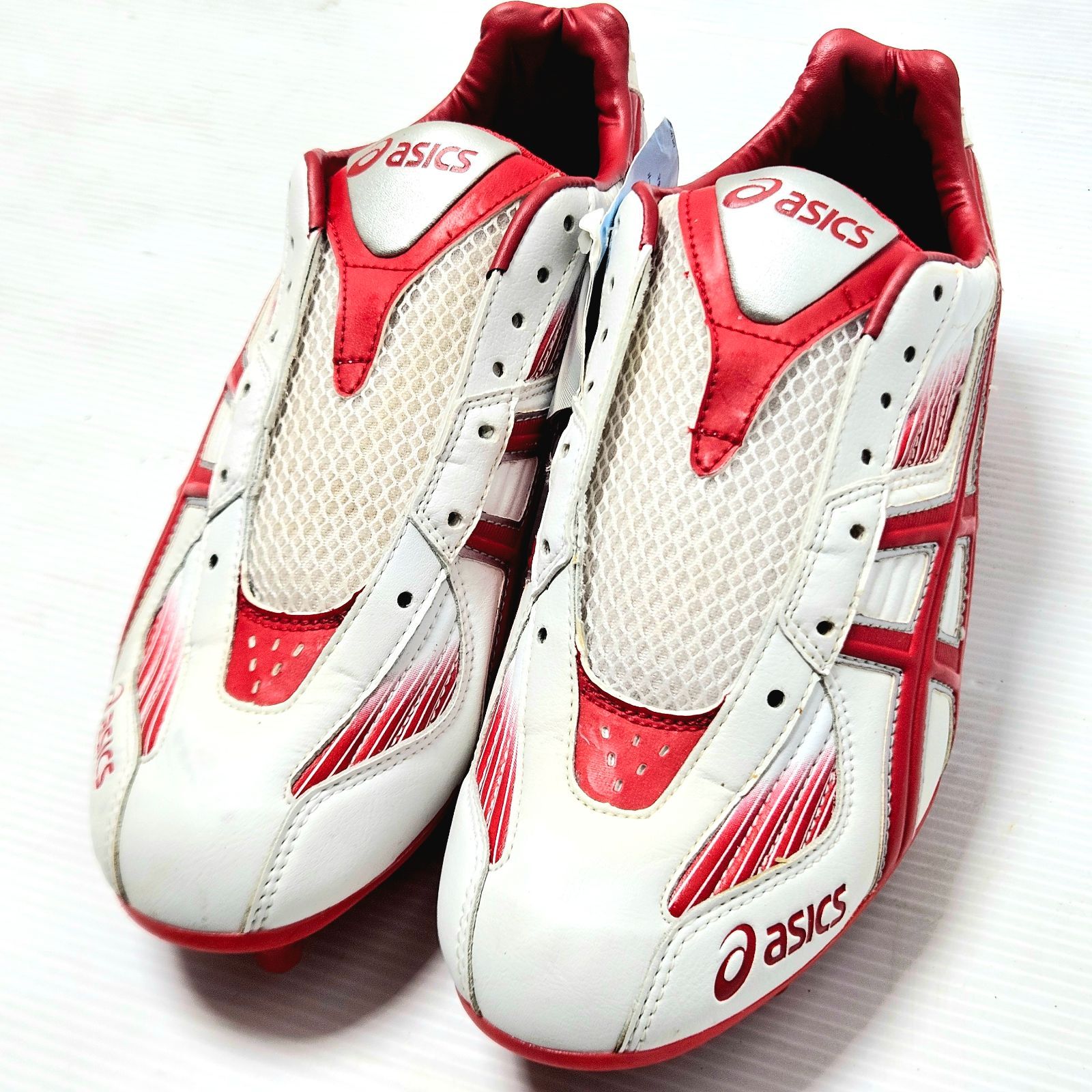 【未使用品】ASICS アシックス ミサイル SC2-L TAM807 アメフト スパイク 25.5cm タグ付 中敷シューレース欠品