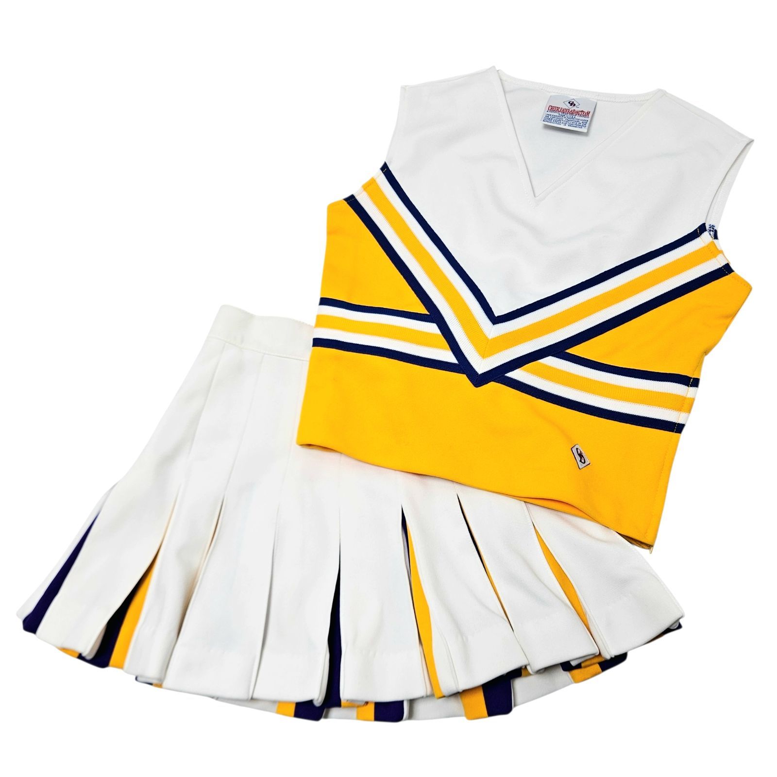 未使用品】 USA製 Cheerleader DanzTeam チアユニフォーム 上下セット