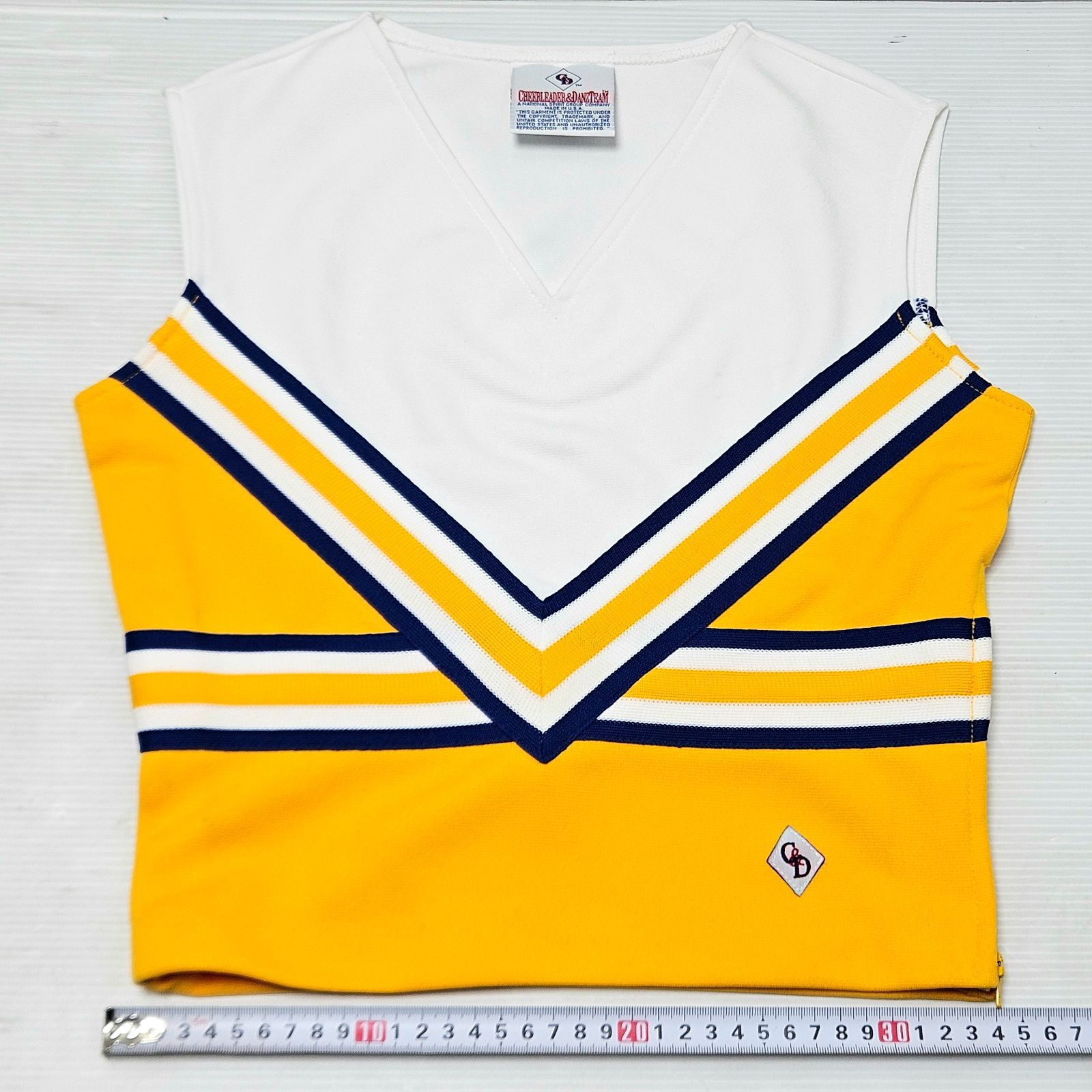 未使用品】 USA製 Cheerleader DanzTeam チアユニフォーム 上下セット