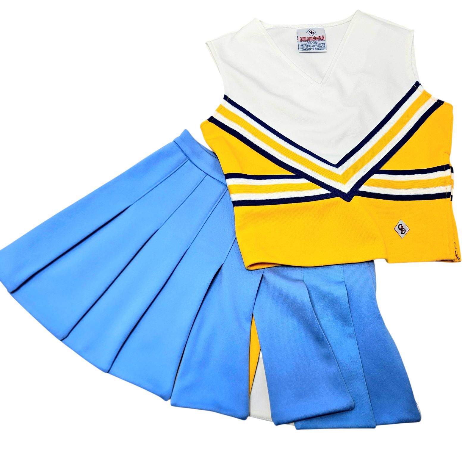 【未使用品】 USA製 Cheerleader DanzTeam チアリーディング ユニフォーム 上下セット？ 34/17 ヴィンテージ