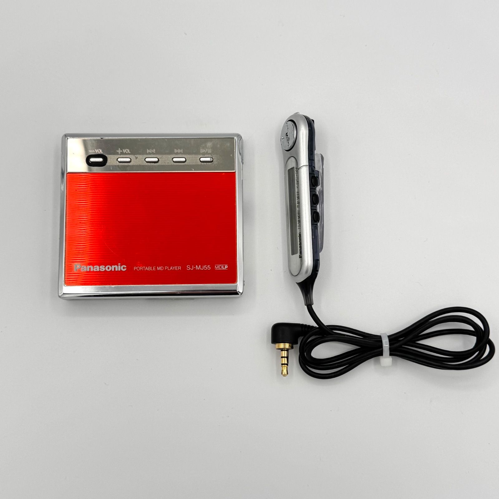 パナソニック ポータブルMDプレーヤー シルバー SJ-MJ57-S ポータブル