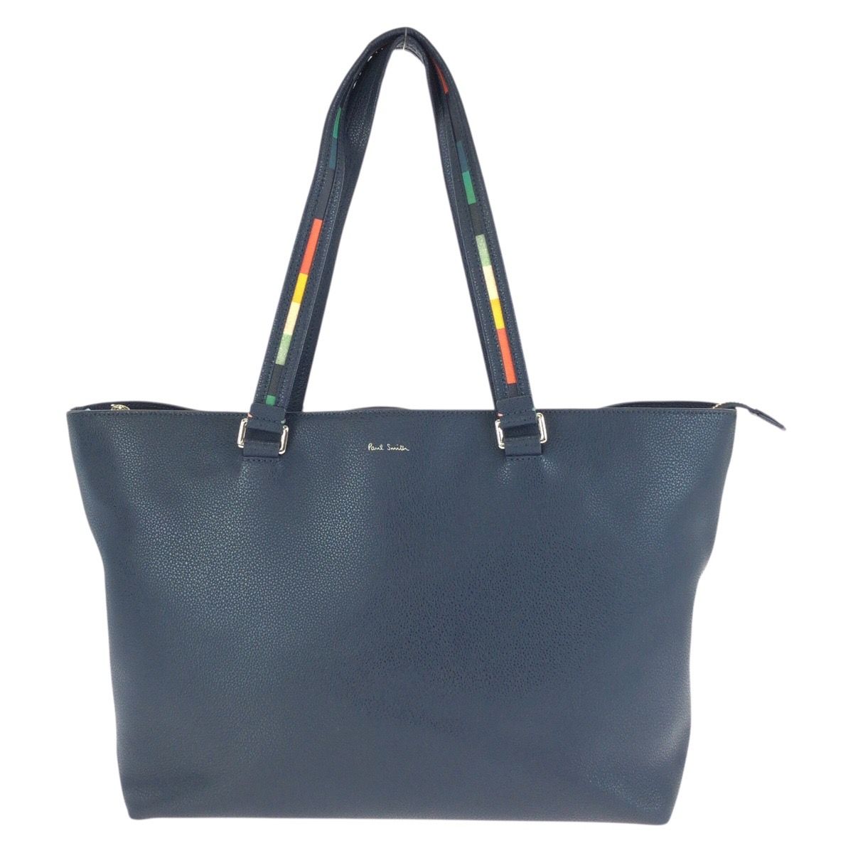美品 Paul Smith ポール スミス アーティストストライプ ネイビー