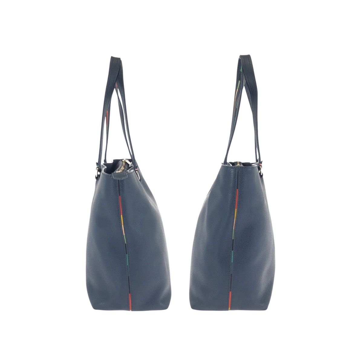 美品 Paul Smith ポール スミス アーティストストライプ ネイビー